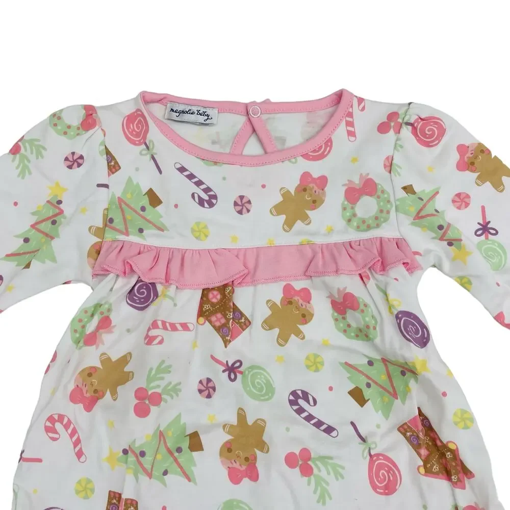 NWT Magnolia Baby NB Sweet Gingerbread Dress